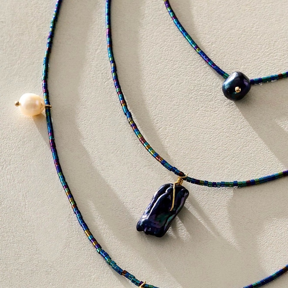 NEW Free People Ariana Ost Celebrate Layer necklace - Picture 2 of 3